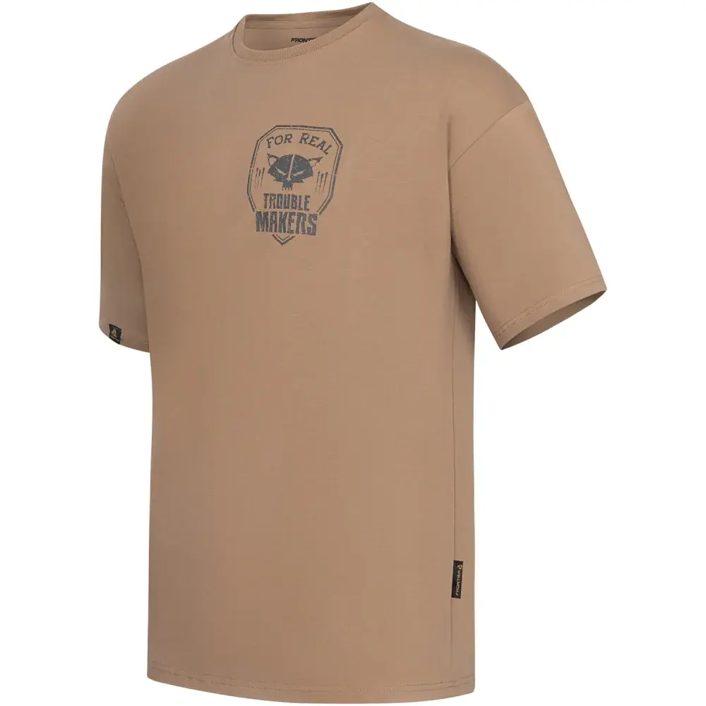 Футболка чоловiча Frontier Small logo M Beige - фото 2