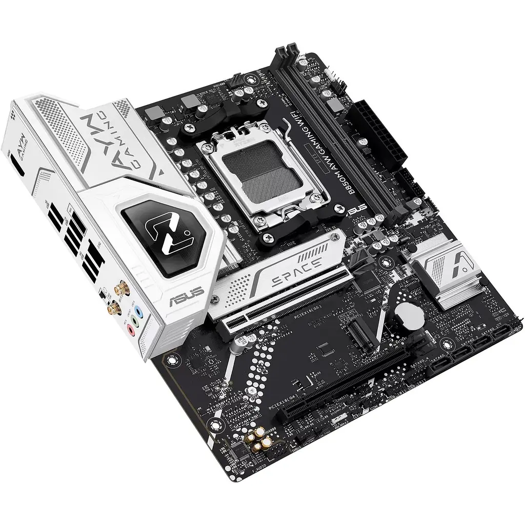 Материнська плата ASUS B850M AYW GAMING WIFI (B850M AYW GAMING WIFI) (Socket AM5, AMD B850, Micro-ATX) - фото 4