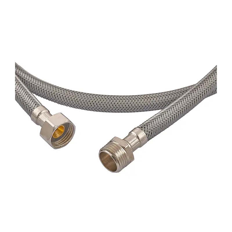 Гнучке підведення Zerix ZHN-02-FM1/2"-120 (нейлонове обплетення, гайки нерж) ZX5152 - фото 2