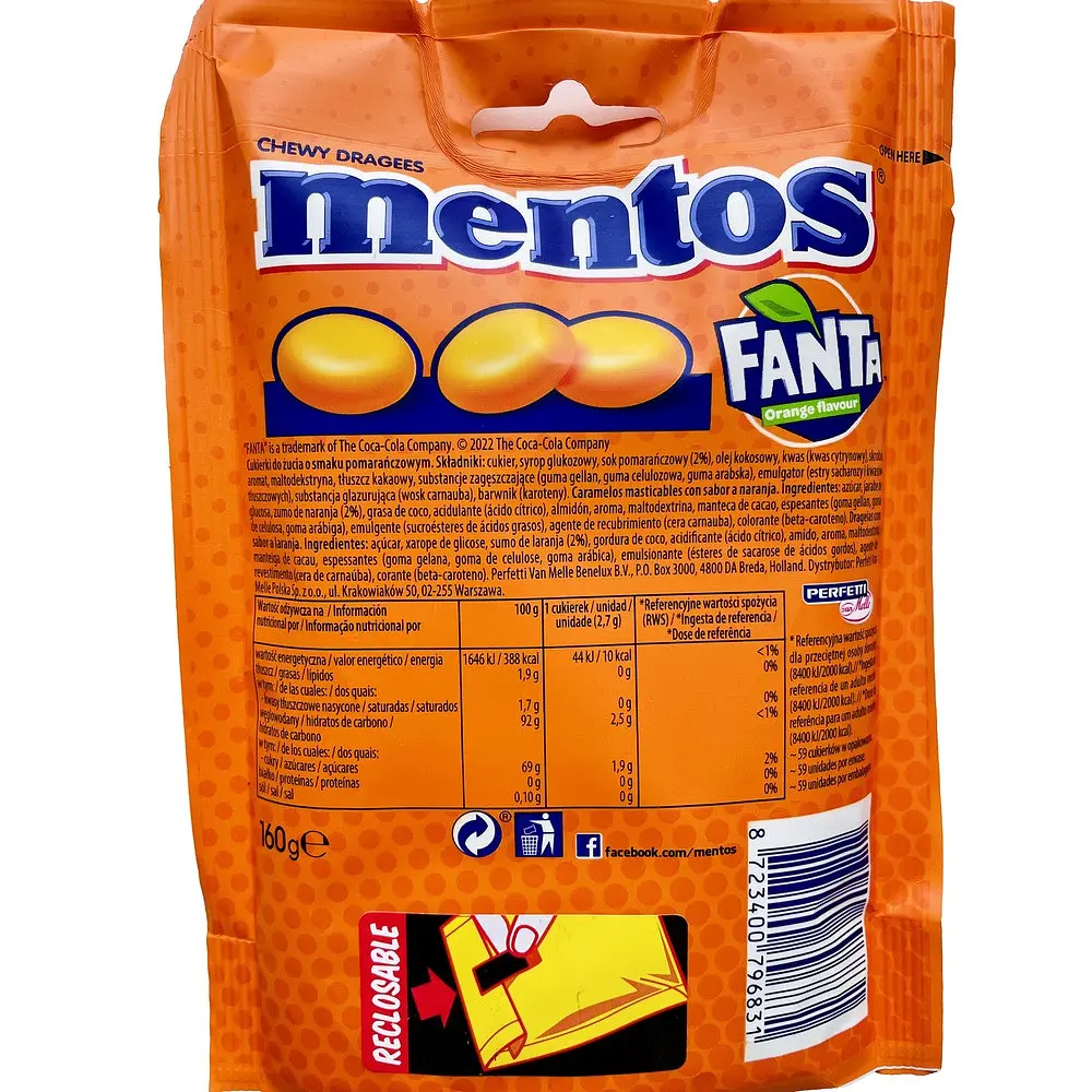 Драже Mentos Fanta 160g - фото 2