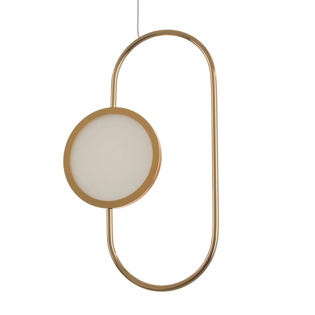 Люстра Brille подвесная лофт LED 10W NW G (BL-883S/1) - фото 2