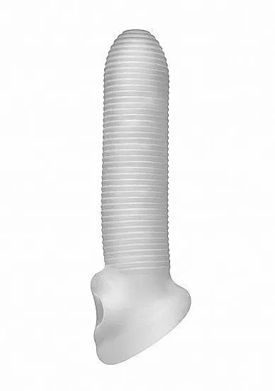 Насадка на пеніс Perfect Fit Fat Boy Micro Ribbed Sheath, 16,5 см (прозорий)