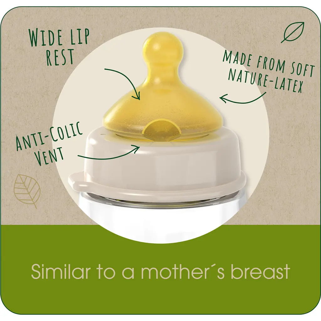 Соска кругла Nip Вишенька Зелена серія S повільний потік від 0 міс. 2 шт. (33042) - фото 3