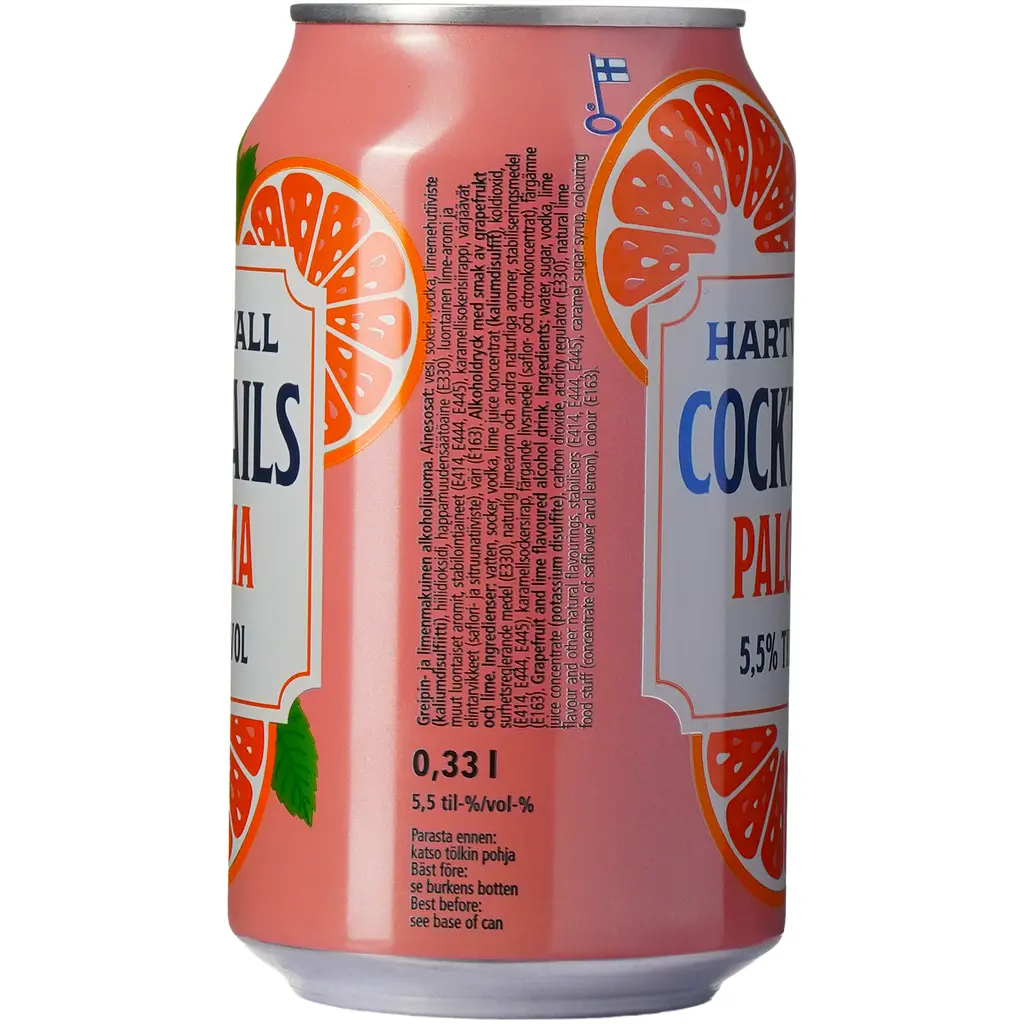 Коктейль Hartwall Paloma 5.5 % 0.33 л - фото 4