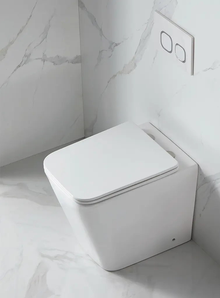 Унітаз підлоговий приставний Mixxus Premium Quadro-0701-R 600x355x410mm, система змиву Rimless MP6590, Білий - фото 2