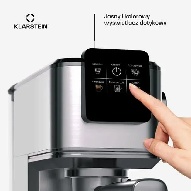 Кофеварка Klarstein SteelPresso Slim (10046328) - фото 4