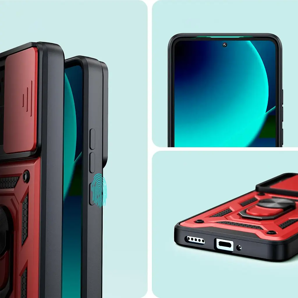 Панель BeCover Military для Xiaomi 13T/13T Pro Red (710560) - фото 5