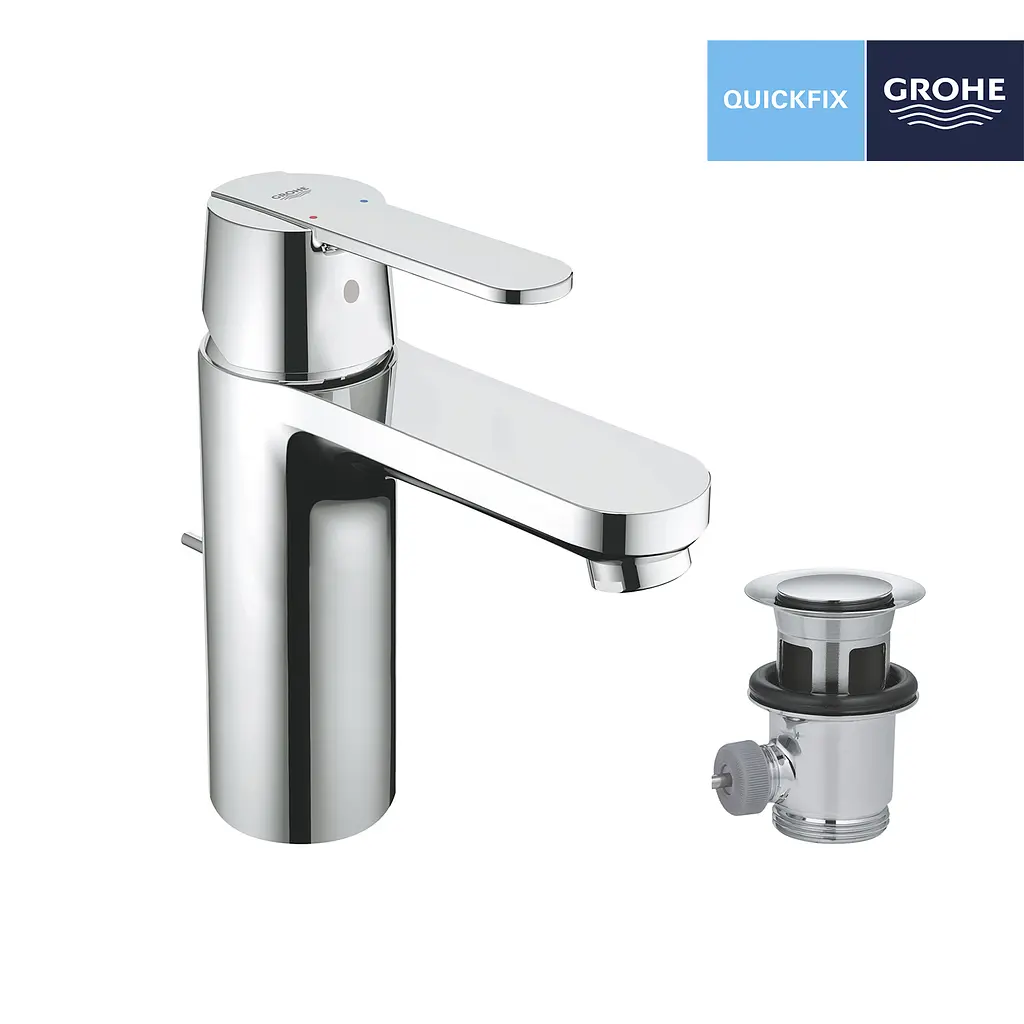 Змішувач для раковини Grohe QuickFix Get M-Size 23454000, Хром - фото 3