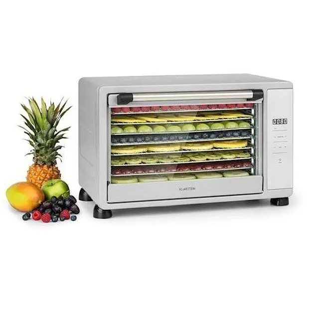Дегидратор-сушилка для овощей фруктов Klarstein Mega Jerky 650 Вт 35-80°C (10035927) - фото 6