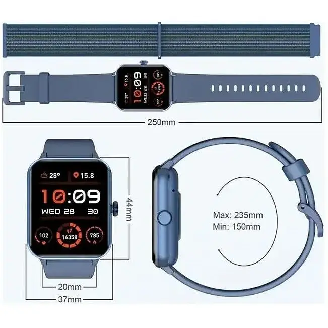 Смарт-годинник Blackview R50 Blue - фото 3