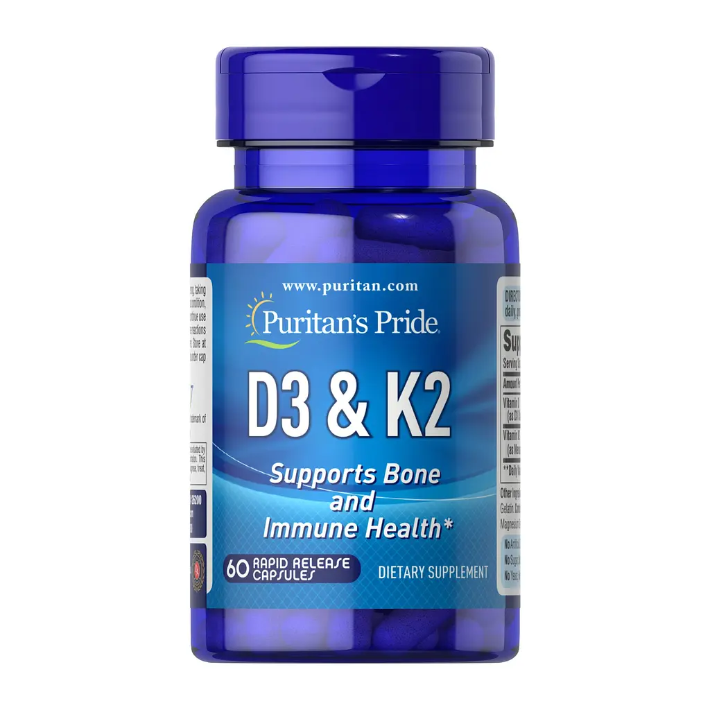 Комплекс вітамінів, Vitamin D3 & K2 - 60 caps