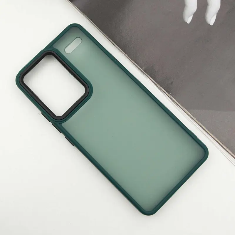 Чохол TPU+PC Lyon Frosted для Xiaomi Redmi Note 13 Pro+ Green - фото 2