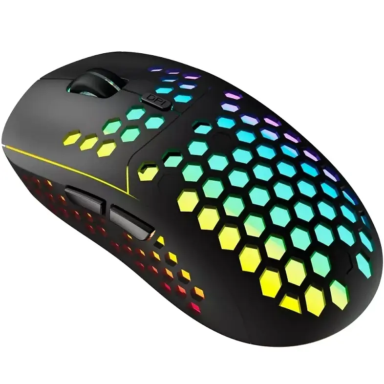 Bluetooth миша Canyon Haster GMW-18 Wireless Rainbow Backlite Black (CND-SGMW18) UA - фото 4