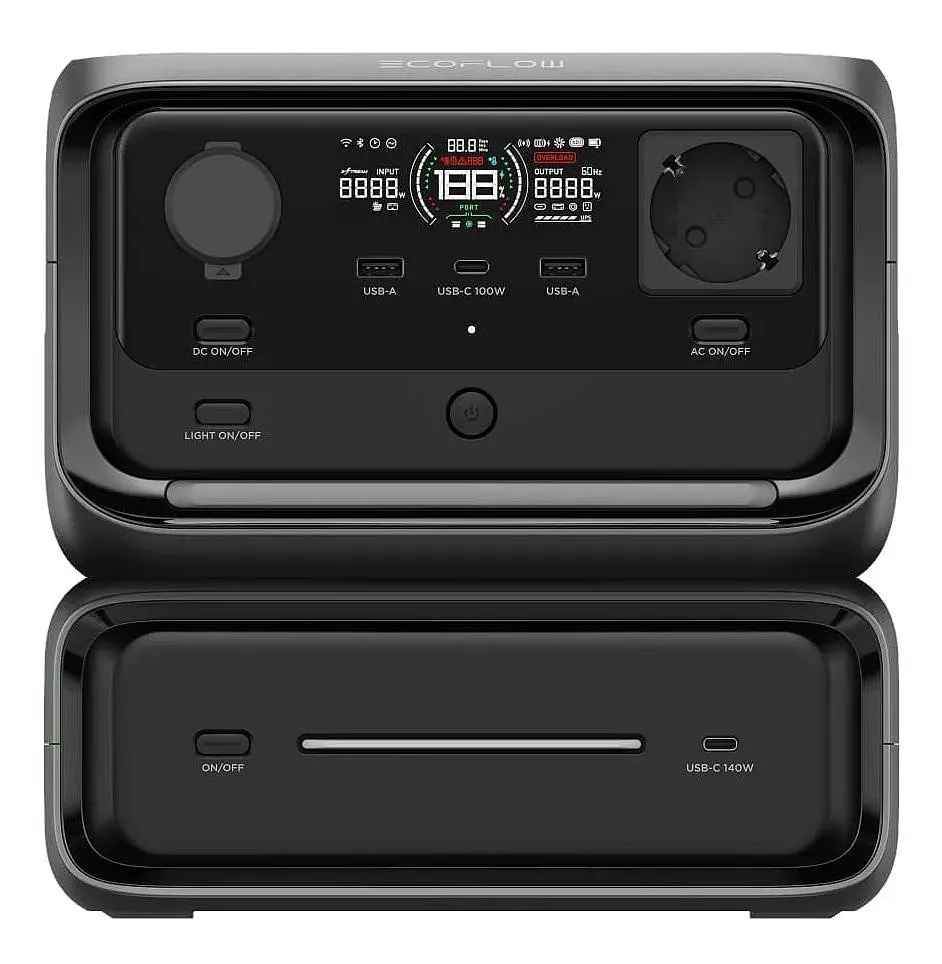Зарядна станція EcoFlow RIVER 3 Max 572Wh | 600W - фото 2