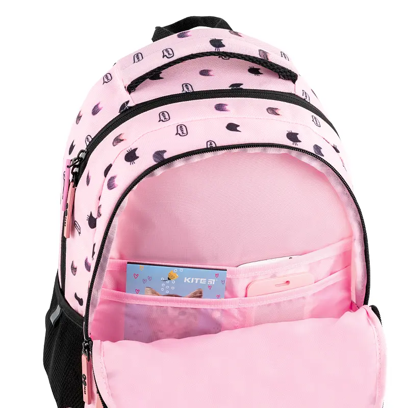 Рюкзак GoPack Education 175M-1 Meow Cats Рожевий (GO26-175M-1) - фото 12