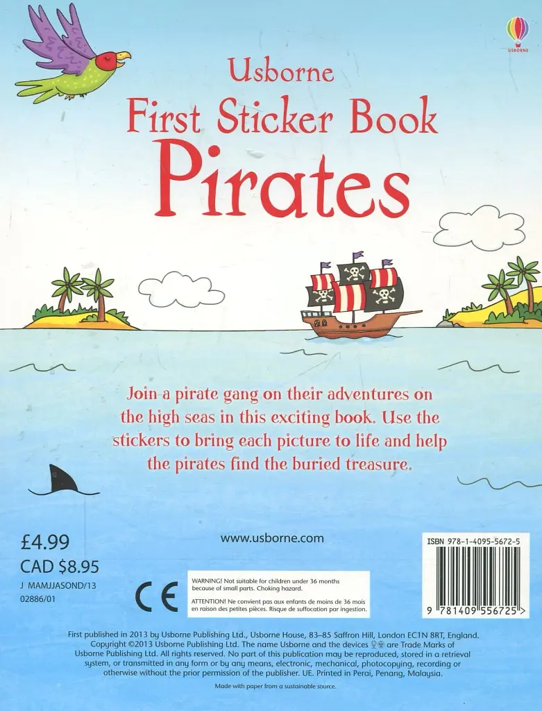 First Sticker Book. Pirates - фото 2