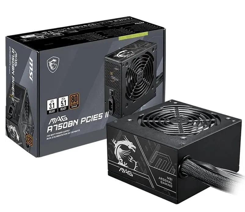 Блок живлення MSI MAG A750BN PCIE5 II 80+ Bronze (MAG A750BN PCIE5 II) - фото 5