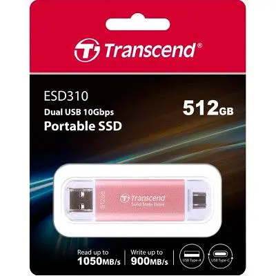 Накопитель SSD USB 3.2 512GB Transcend (TS512GESD310P) - фото 3