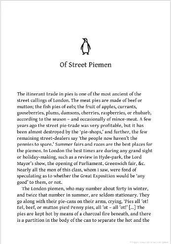 Of Street Piemen - Henry Mayhew - фото 2