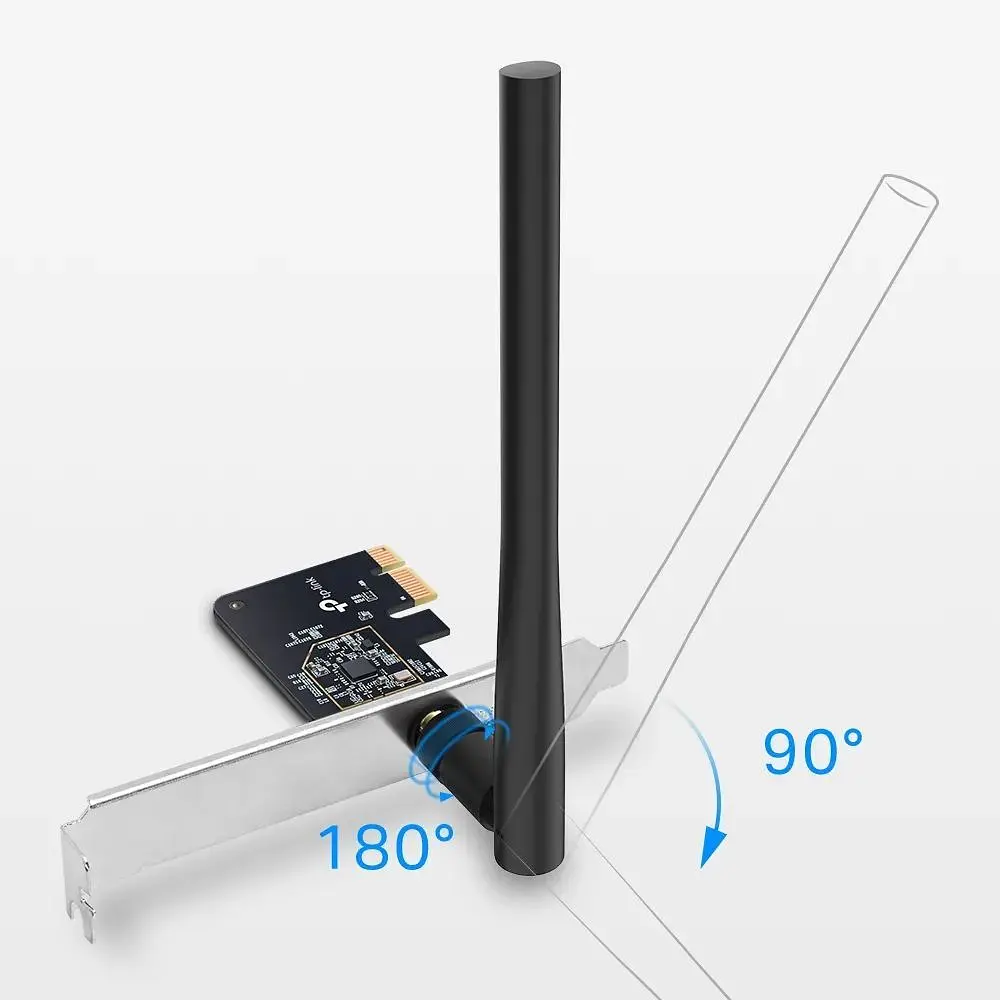 Адаптер WiFi TP-Link TP-Link Archer T2E AC600, PCI-Express x1 - фото 3