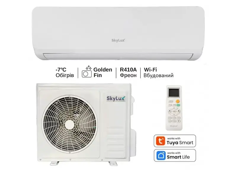 Спліт-система SkyLux VELA On/Off R410a Wi-Fi SKS-12VELA - фото 2