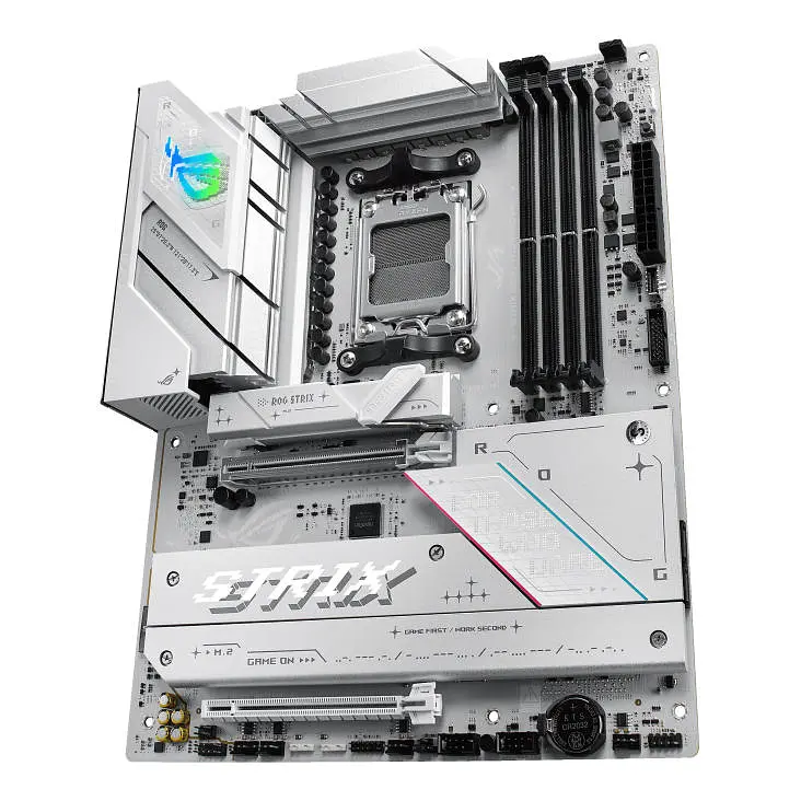 ASUS Материнська плата ROG STRIX B850-A GAMING sAM5 B850 4xDDR5 M.2 HDMI DP Wi-Fi BT ATX білий - фото 5