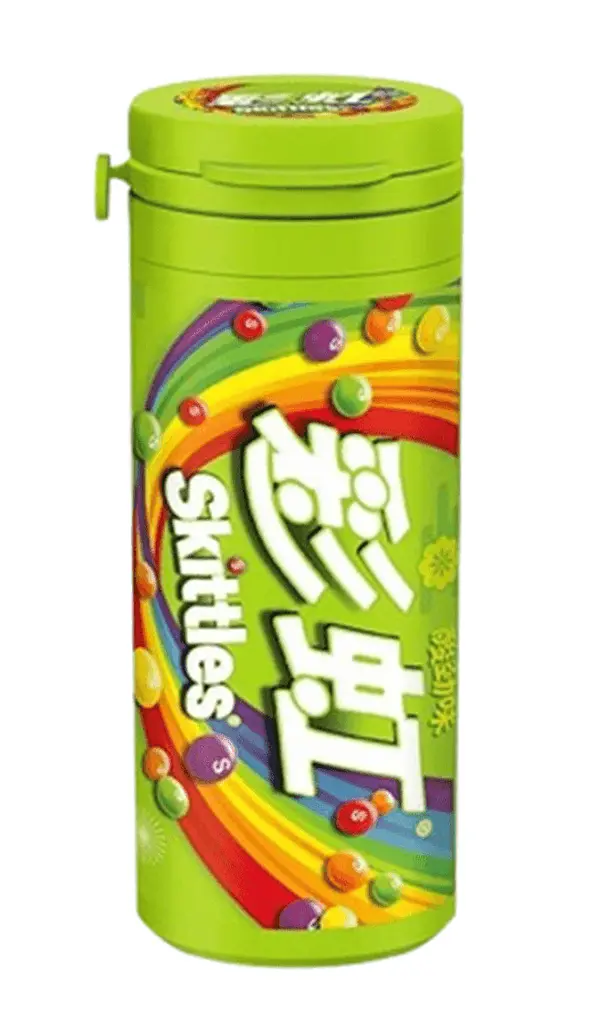 Драже Skittles Sours Green Tube 30г