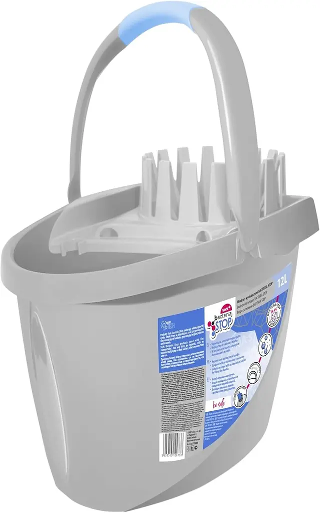 Видро York Bacteria Stop овальное+виджим 12 л (70000) - фото 3