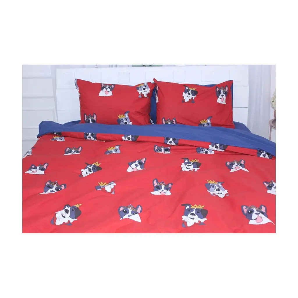 Постільна білизна MirSon Бязь Ranforce Elite 17-0568 Kings of dogs 143х210х2 (2200004682051)
