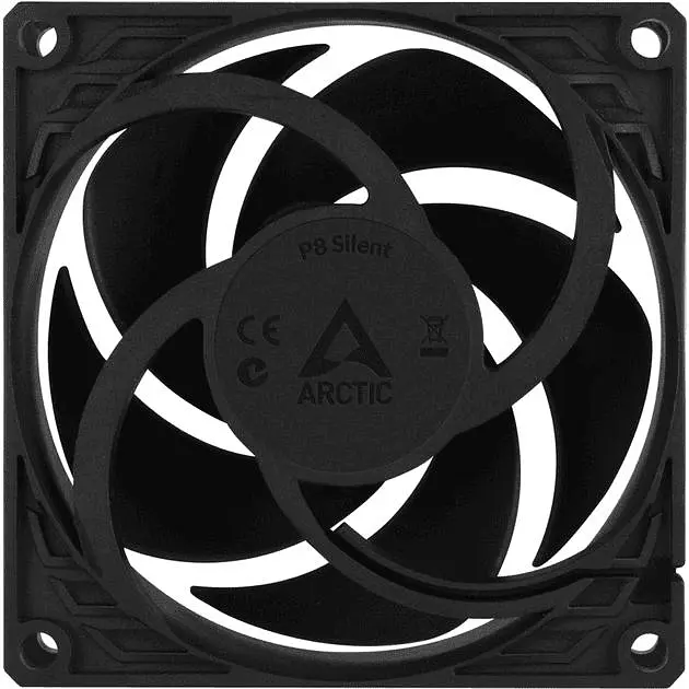 Вентилятор Arctic P8 Silent Black 80ММ (ACFAN00152) (ACFAN00152A) - фото 3