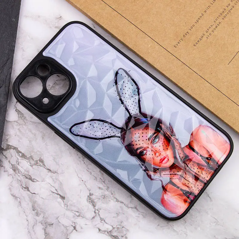 TPU+PC чохол Prisma Ladies для Apple iPhone 14 (6.1) Rabbit - фото 4