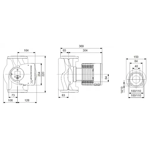 Циркуляційний насос Grundfos Magna3 40-80 F 220 (97924268) - фото 2