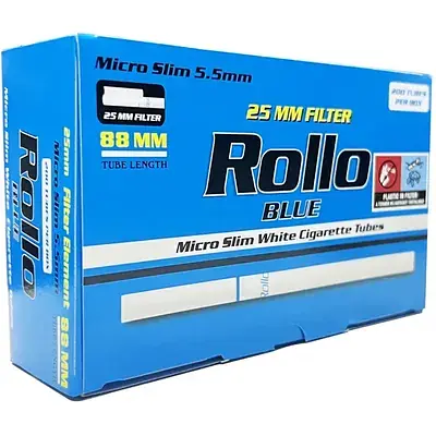 Гильзы Rollo Extra Slim 5.5х25мм Blue 200 шт. - фото 3