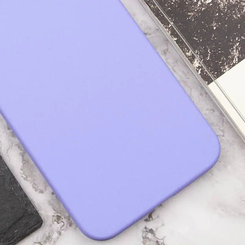 Чохол Lakshmi Silicone Cover Full Camera (AAA) для Xiaomi Redmi Note 12S Бузковий / Dasheen - фото 3
