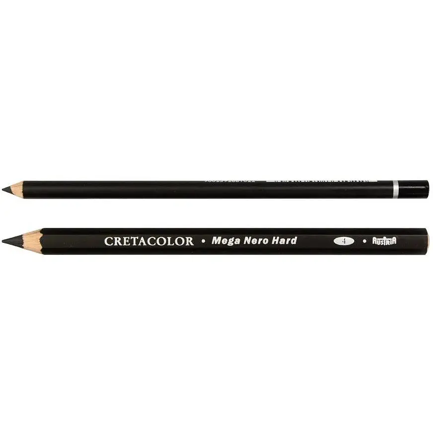 Олівець для рисунку Cretacolor MEGA Неро твердий - фото 2