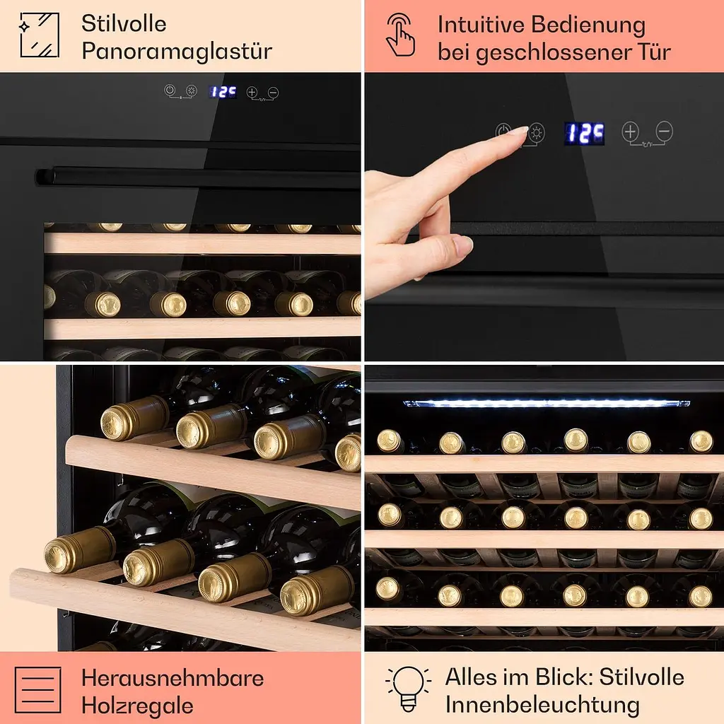 Винний холодильник вбудований Klarstein Vinsider 30 Uno (10041357) - фото 5