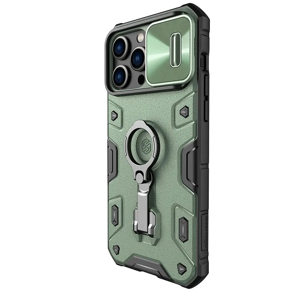 Чохол Nillkin CamShield Armor Pro для Apple iPhone 14 Pro Green [84871] - фото 3
