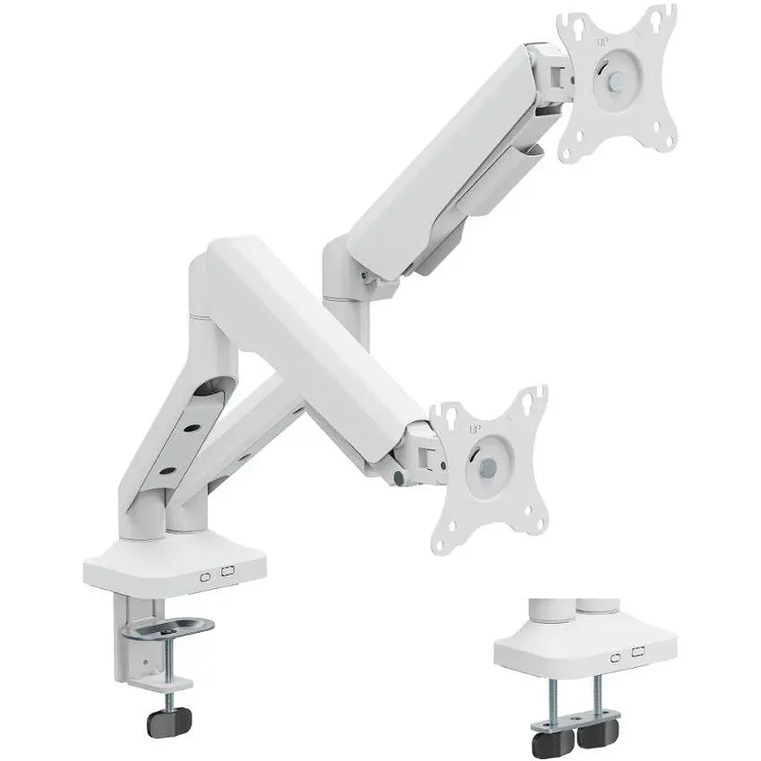 Настольный кронштейн для 2 мониторов 17-35 дюйма Officepro MA-442-W White - фото 4