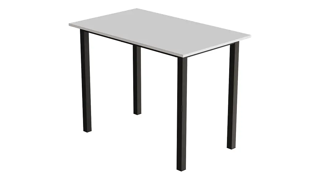 Стіл універсальний Knap Ferrum-decor 750x1400x700 Чорний метал ДСП Білий 16 мм (FRD-106378) - фото 4