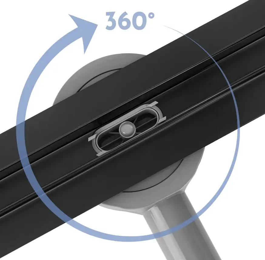Трап для душу Rea Neox 60 Slim Pro black REA-G2700 - фото 3
