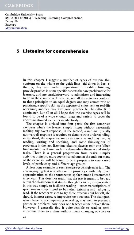 Teaching Listening Comprehension - фото 2