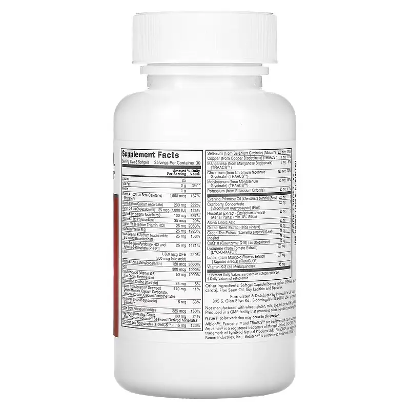 Мультивітаміни для жінок Protocol for Life Balance Ortho Multi For Women 90 капсул - фото 2
