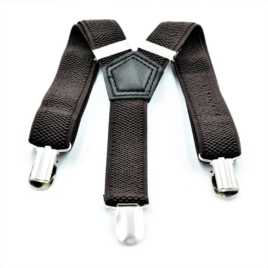 Підтяжки дитячі Темно-коричневі Weatro det-pd-022 (det-pd-022) - фото 2
