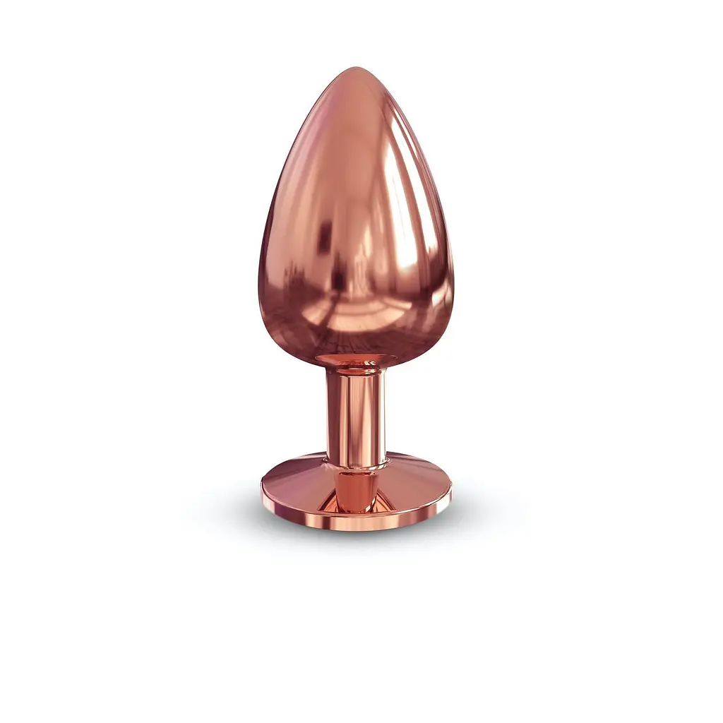 Анальная пробка с кристаллом Dorcel Diamond Plug L 9.5 см (бронзовый) - фото 2