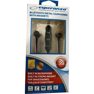 Наушники Esperanza Magnetic Metal Black (EH186K) - фото 2