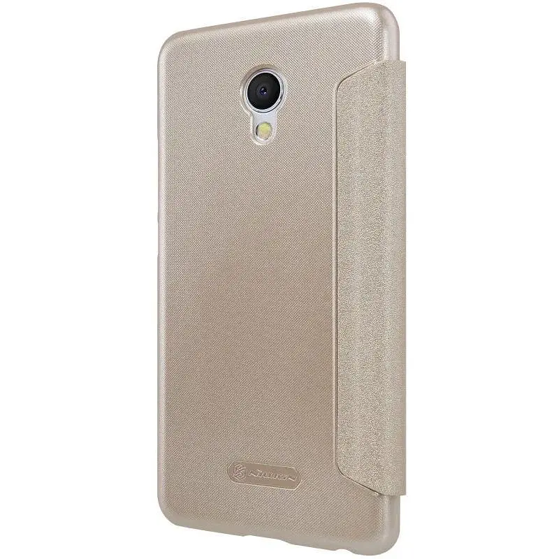 Чехол-книжка Nillkin Sparkle case Meizu M3e Gold - фото 7