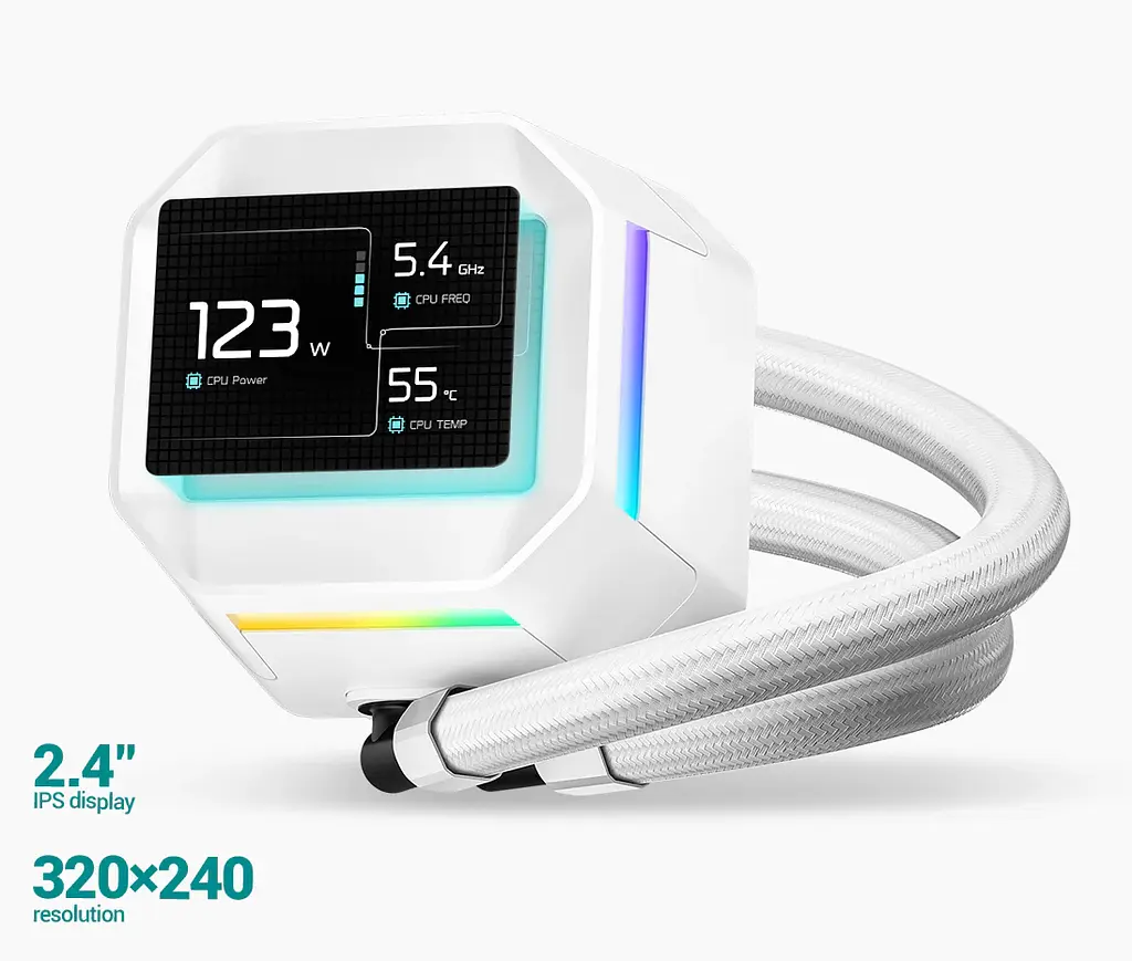 Система водяного охолодження DeepCool LM240 WH (R-LM240-WHDMMC-1) - фото 8
