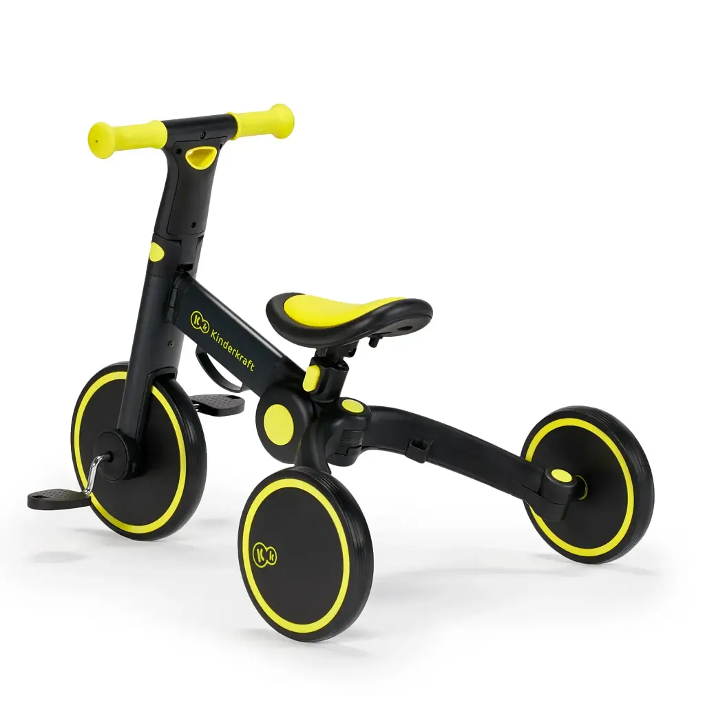 Триколісний велосипед 3 в 1 Kinderkraft 4TRIKE Black Volt (KR4TRI00BLK0000)  - фото 4
