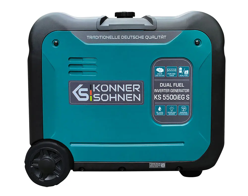 Інверторний генератор газ/бензин Konner&Sohnen 5/5.5 кВт KS 5500iEG S - фото 5