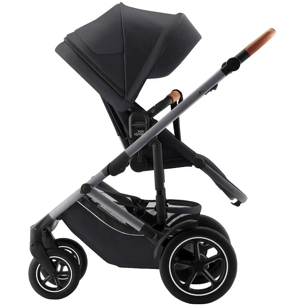 Прогулянкова коляска Britax-Romer Smile 5Z Fossil Grey, темно-сіра (2000037978) - фото 5